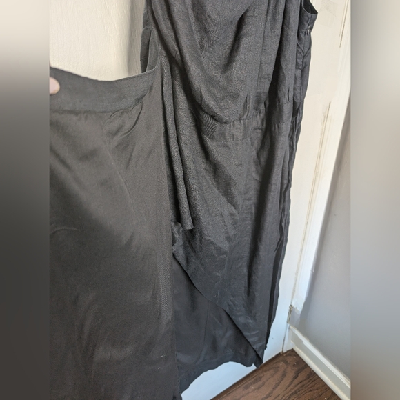 NWOT One Shoulder Linen Dress - Picture 8 of 16